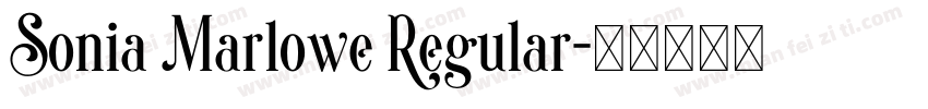 Sonia Marlowe Regular字体转换